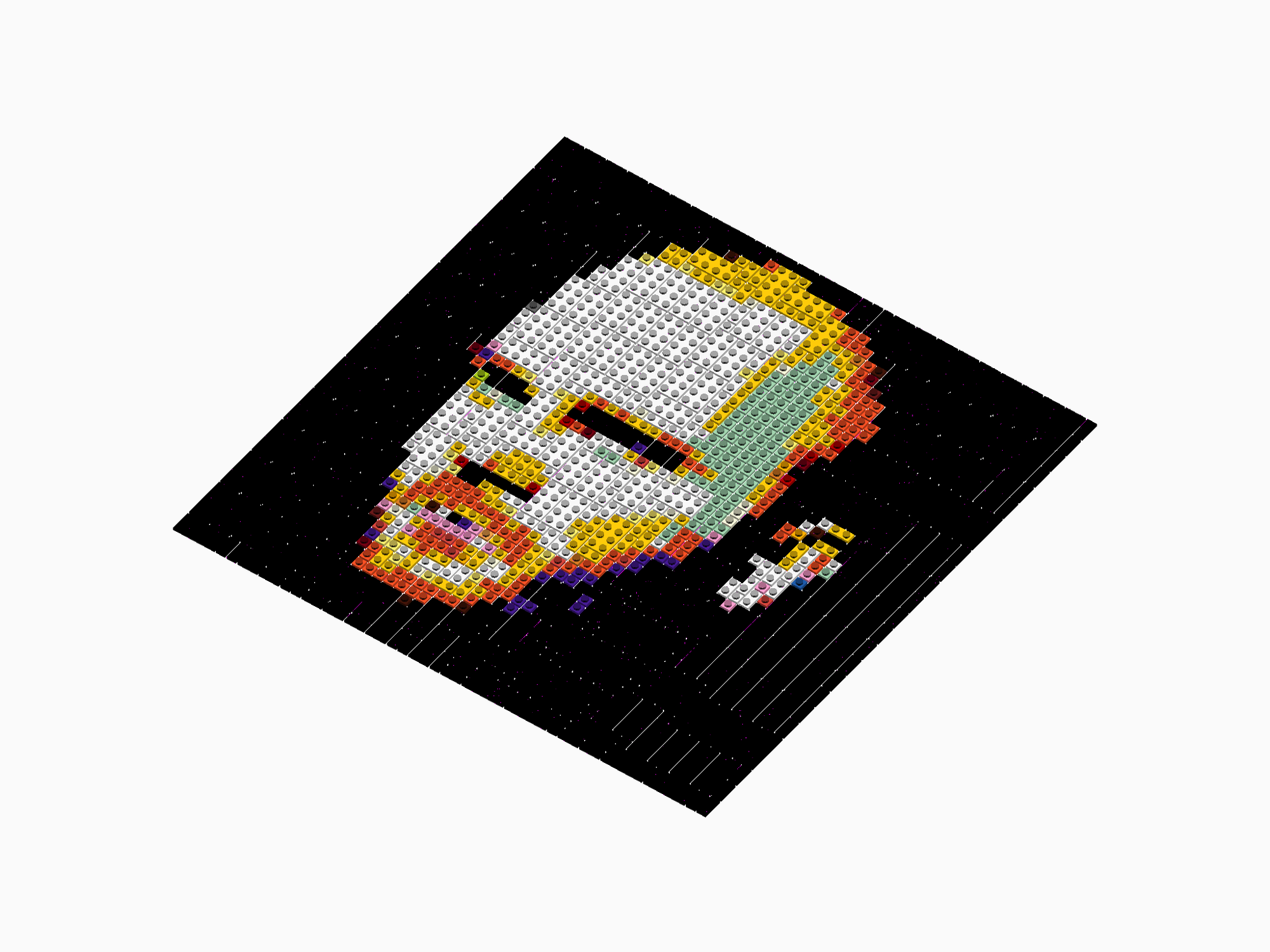 Custom Brick Mosaic