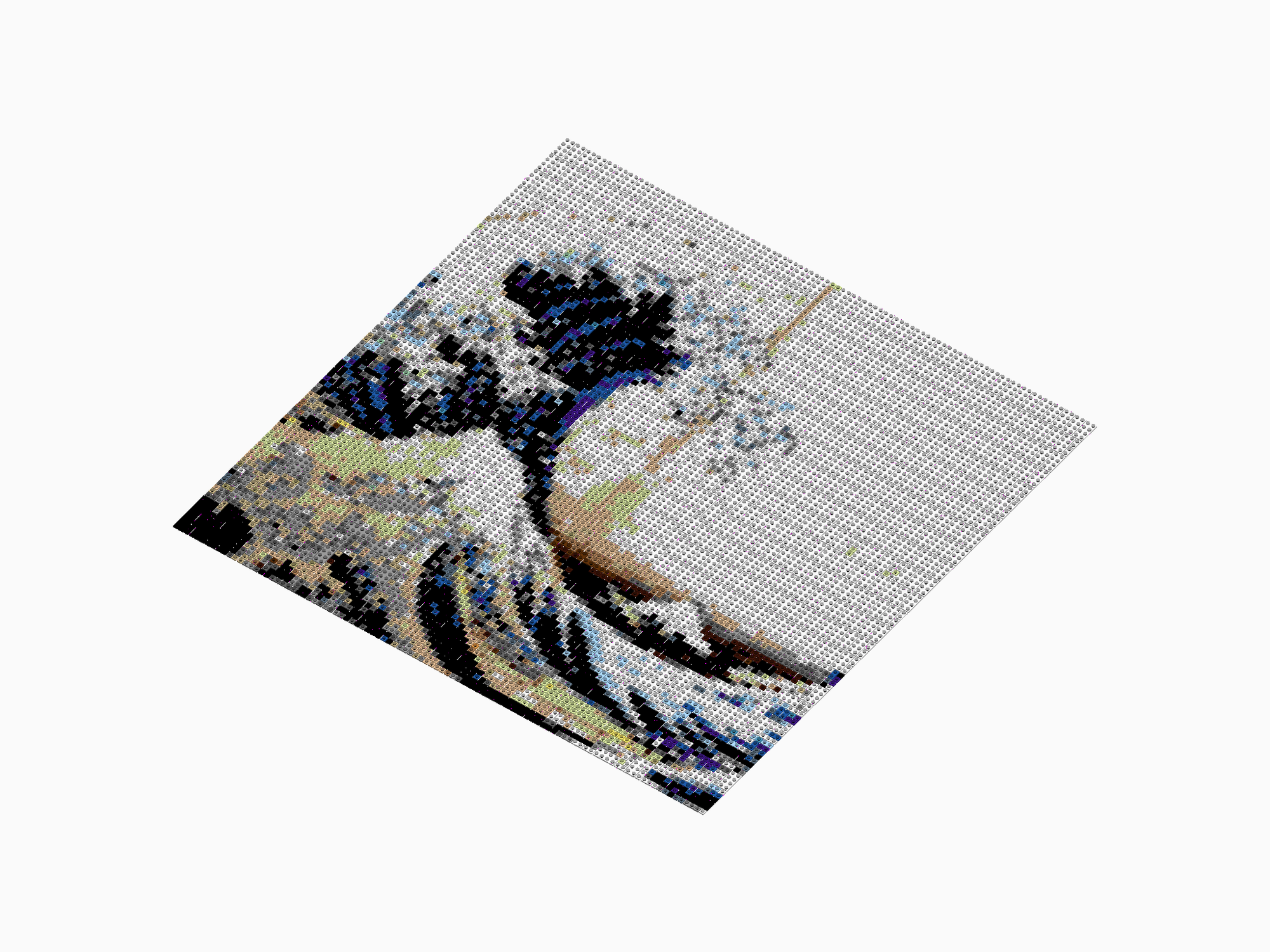 Custom Brick Mosaic