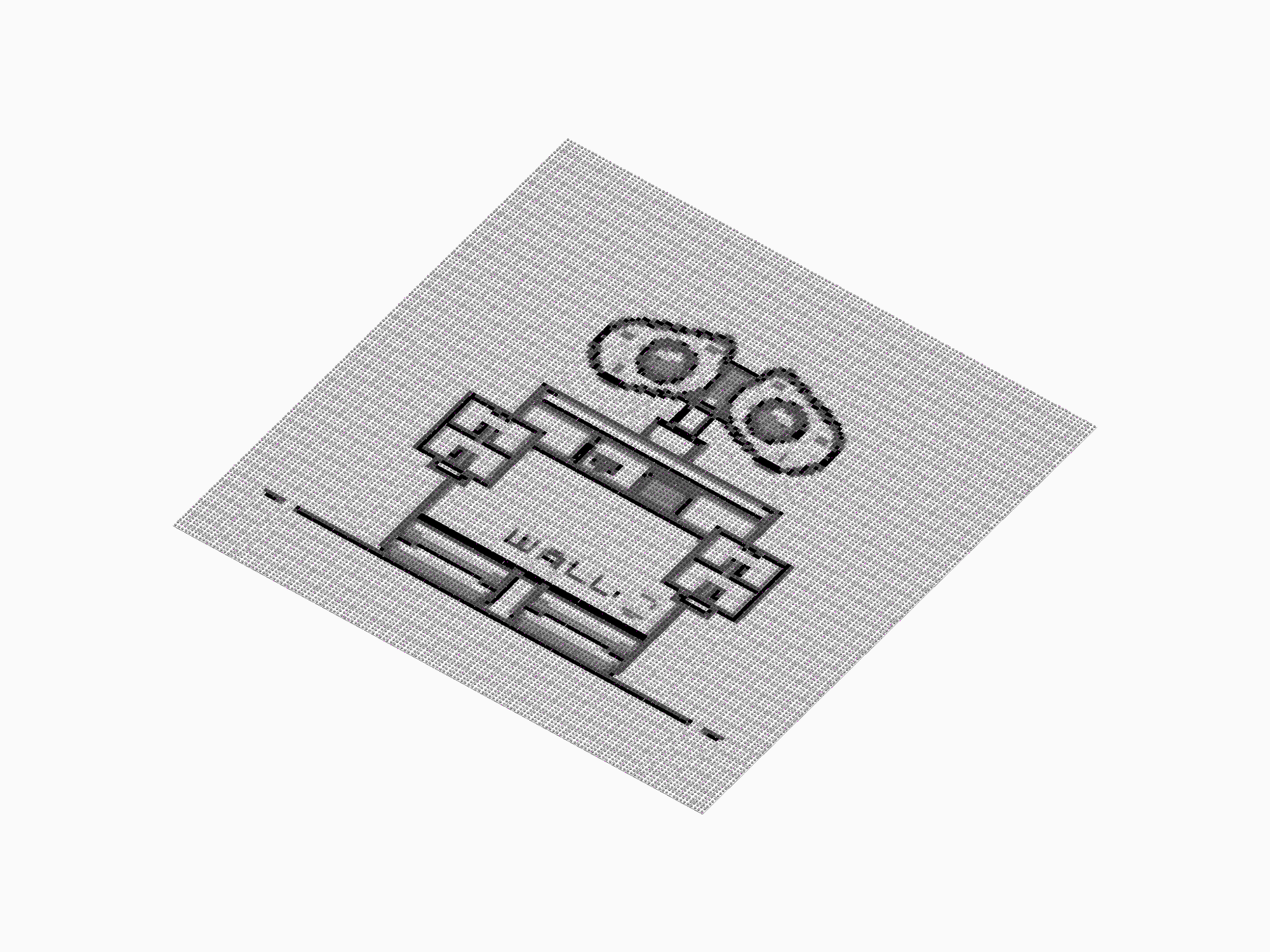 Custom Brick Mosaic