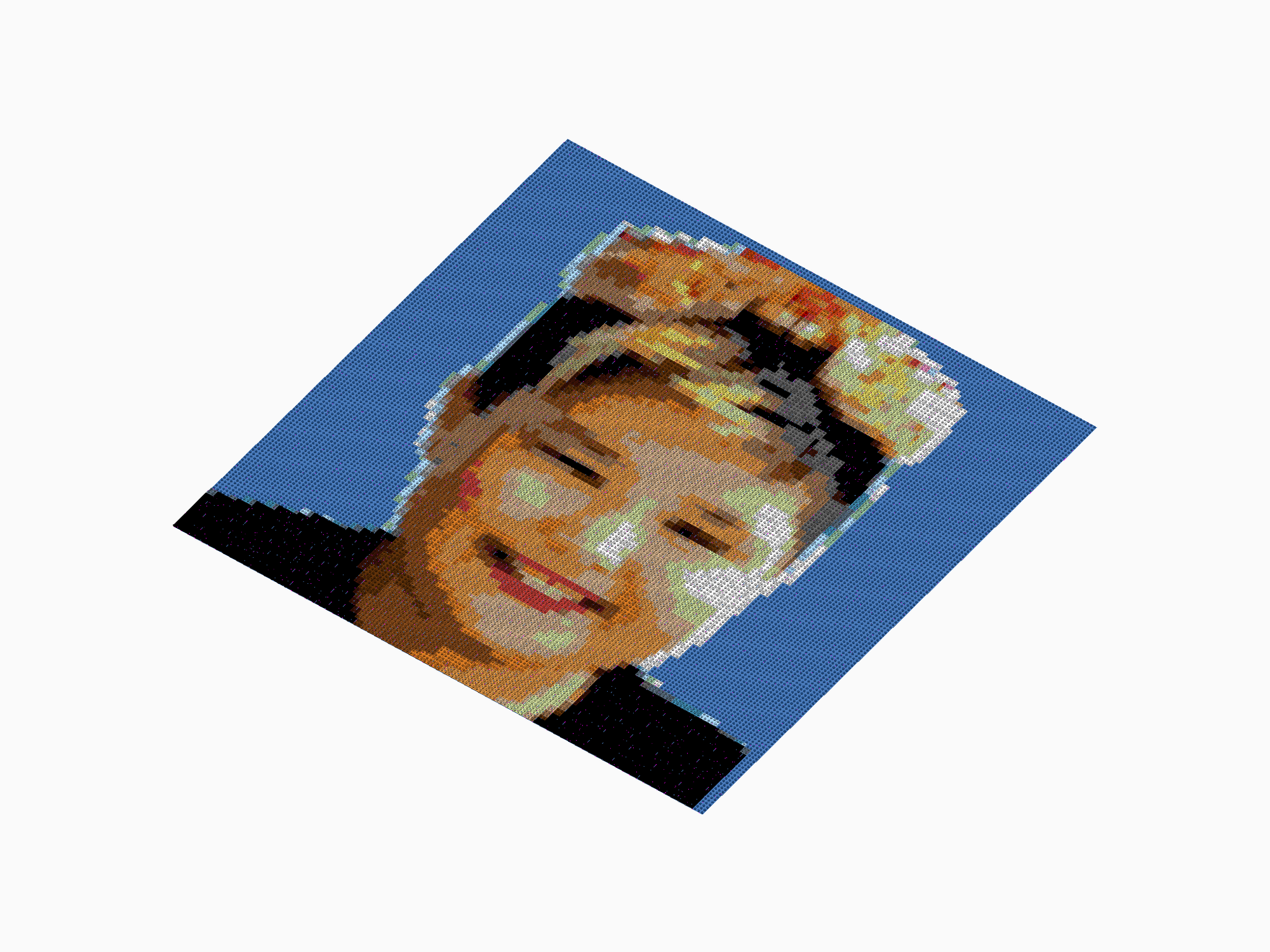 Custom Brick Mosaic