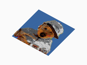 Custom Brick Mosaic