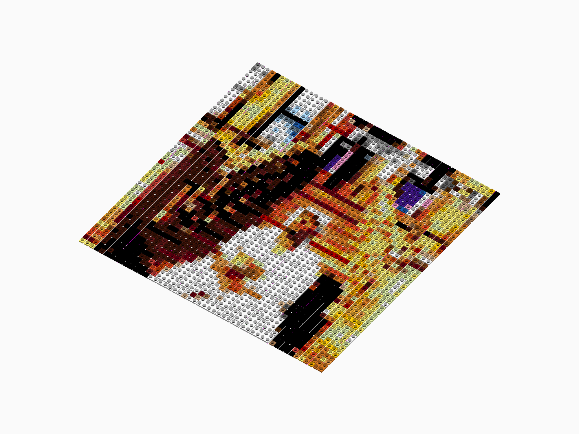 Custom Brick Mosaic