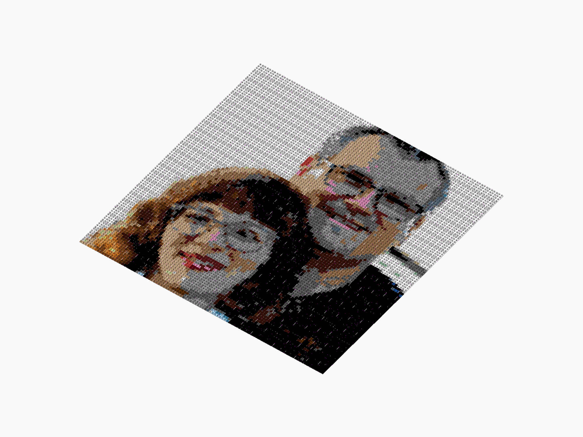 Custom Brick Mosaic