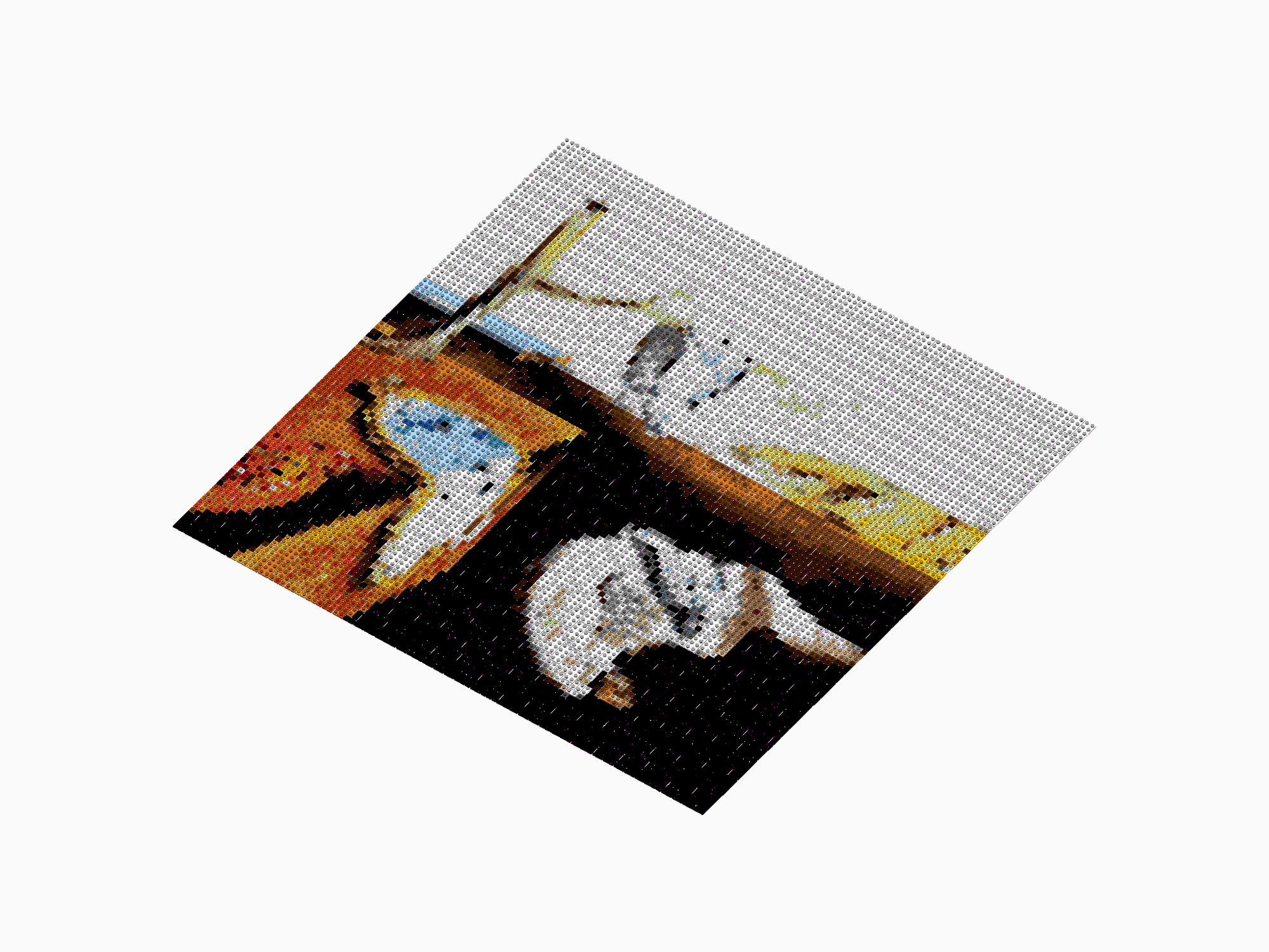 Custom Brick Mosaic