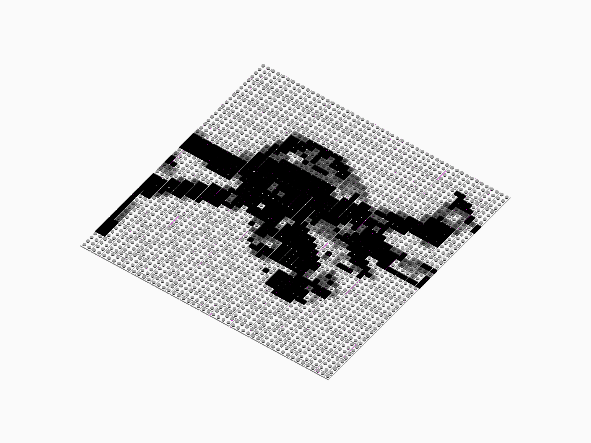 Custom Brick Mosaic