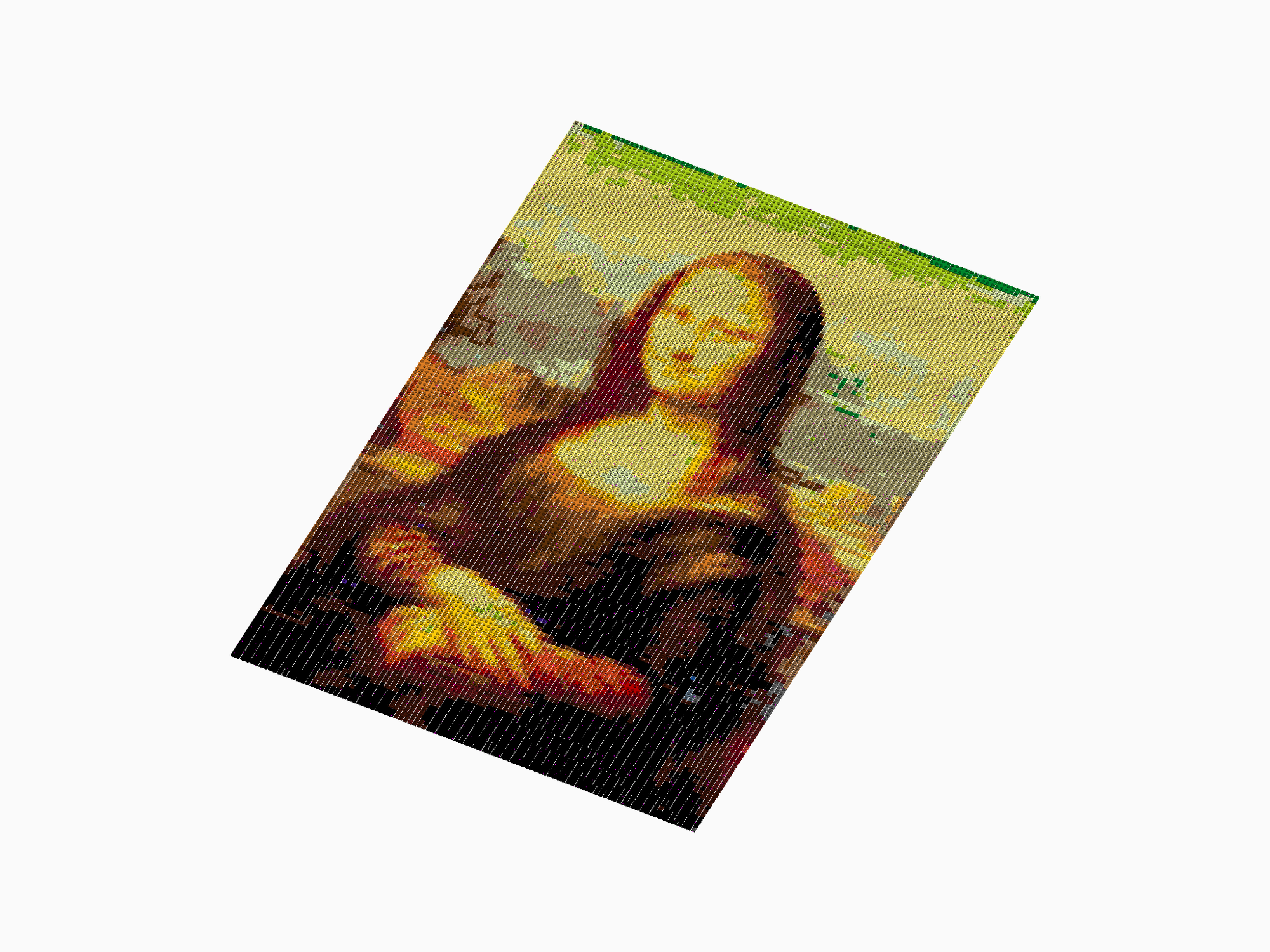 Custom Brick Mosaic