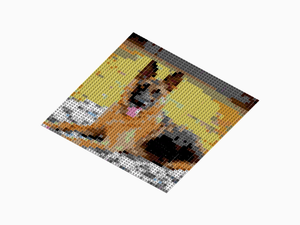 Custom Brick Mosaic