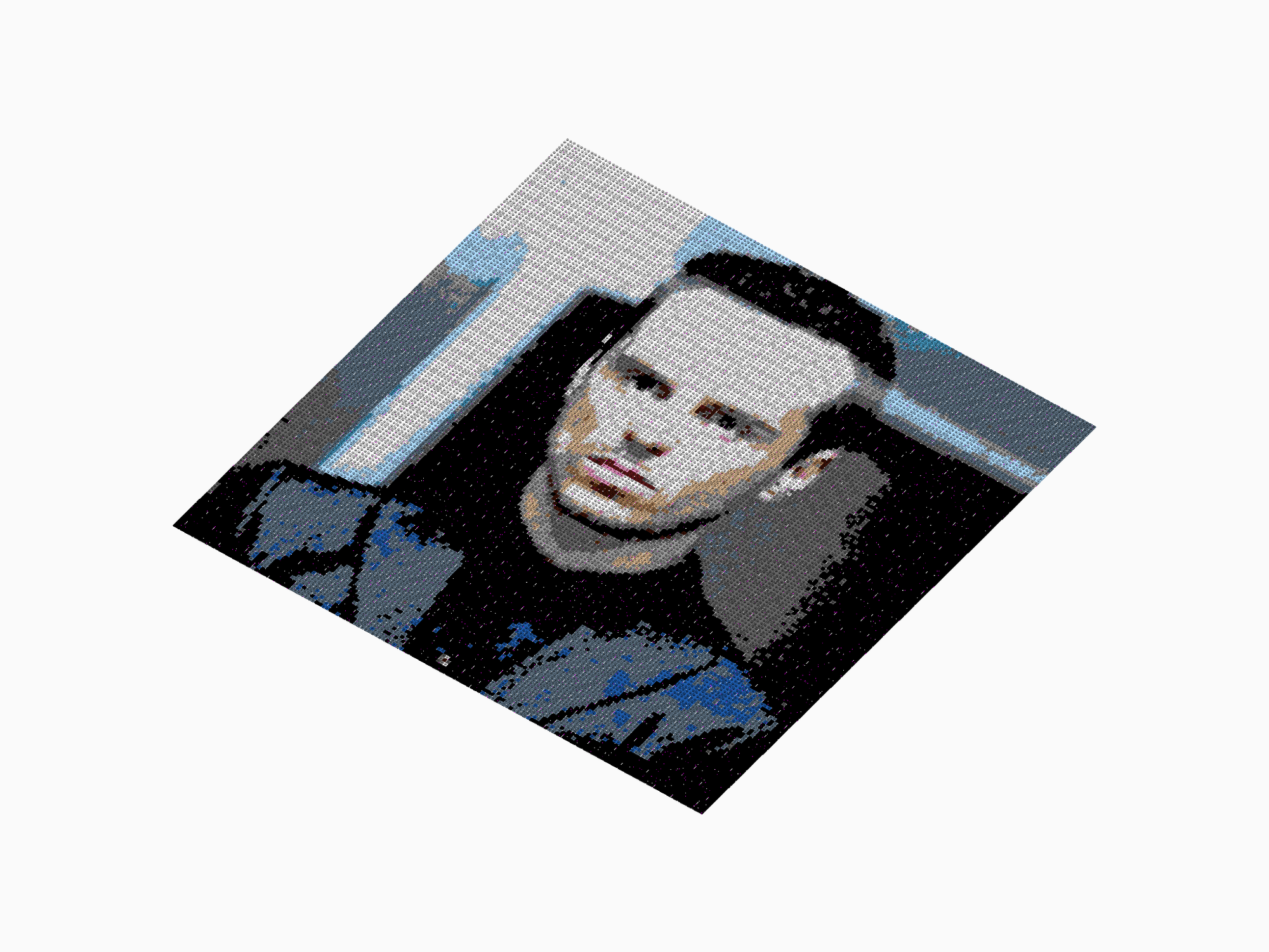 Custom Brick Mosaic