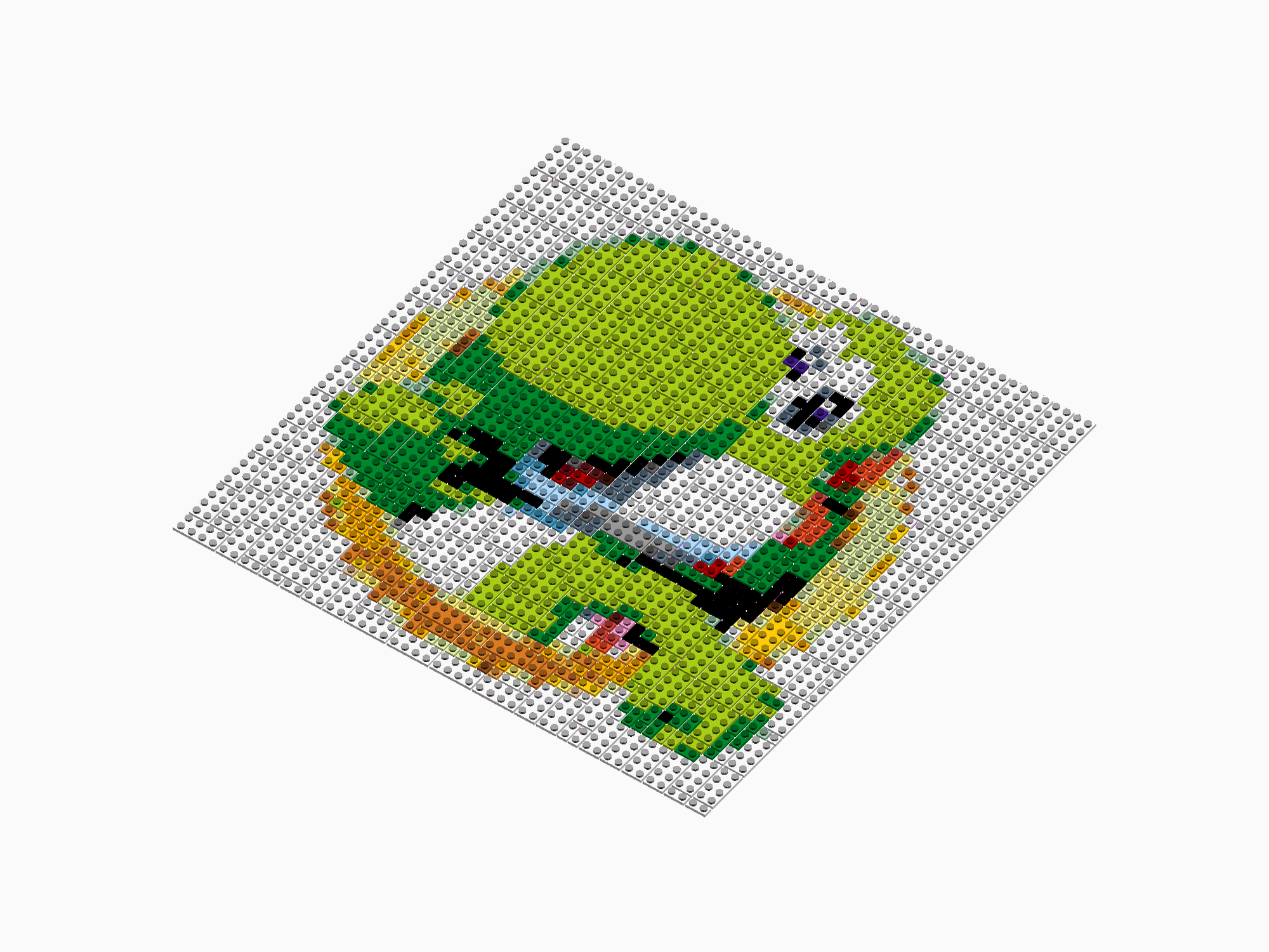 Custom Brick Mosaic