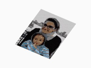 Custom Brick Mosaic