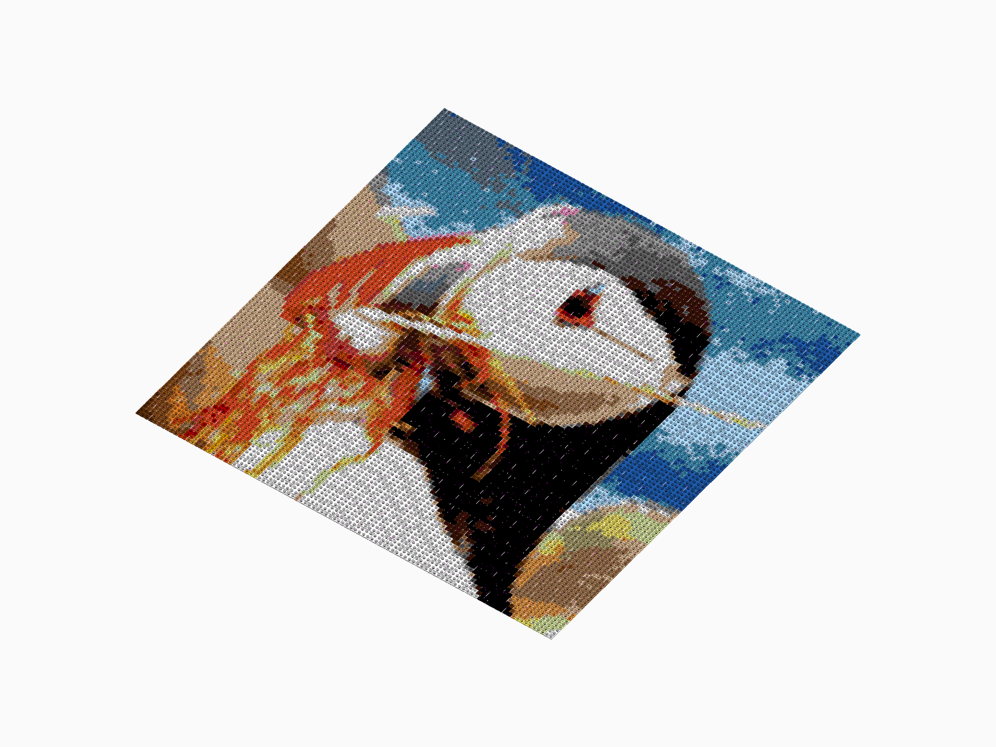 Custom Brick Mosaic