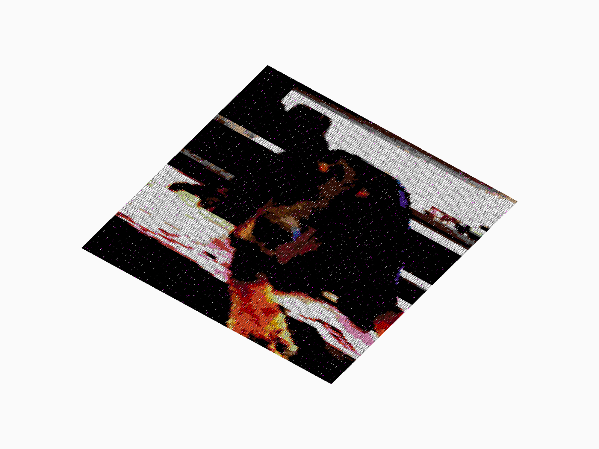 Custom Brick Mosaic