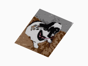 Custom Brick Mosaic
