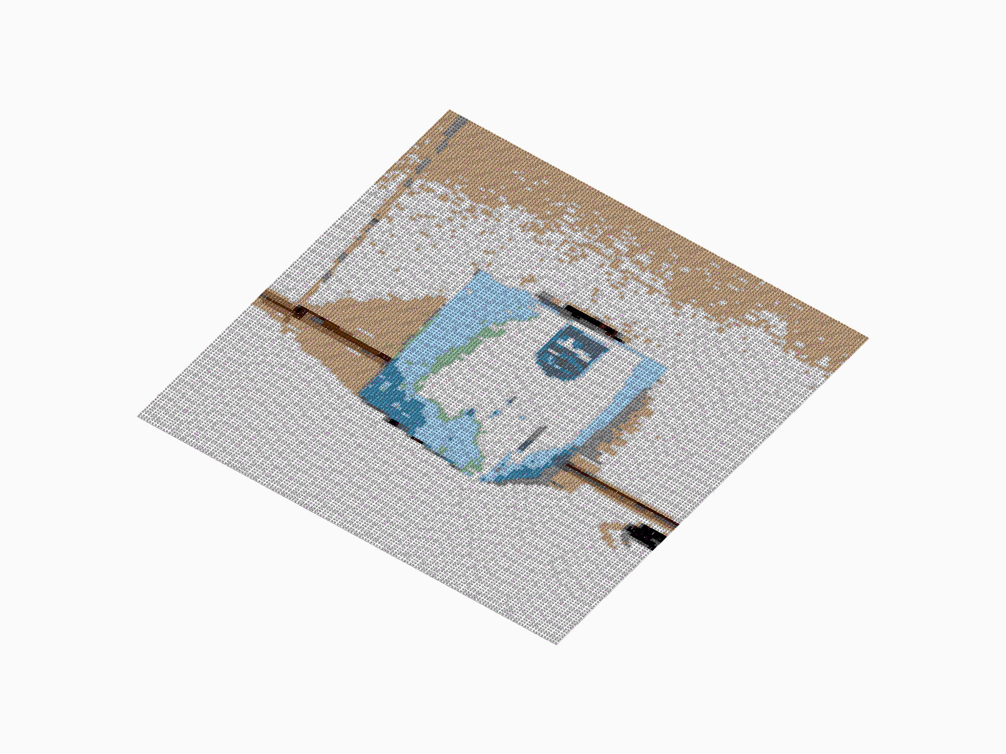 Custom Brick Mosaic