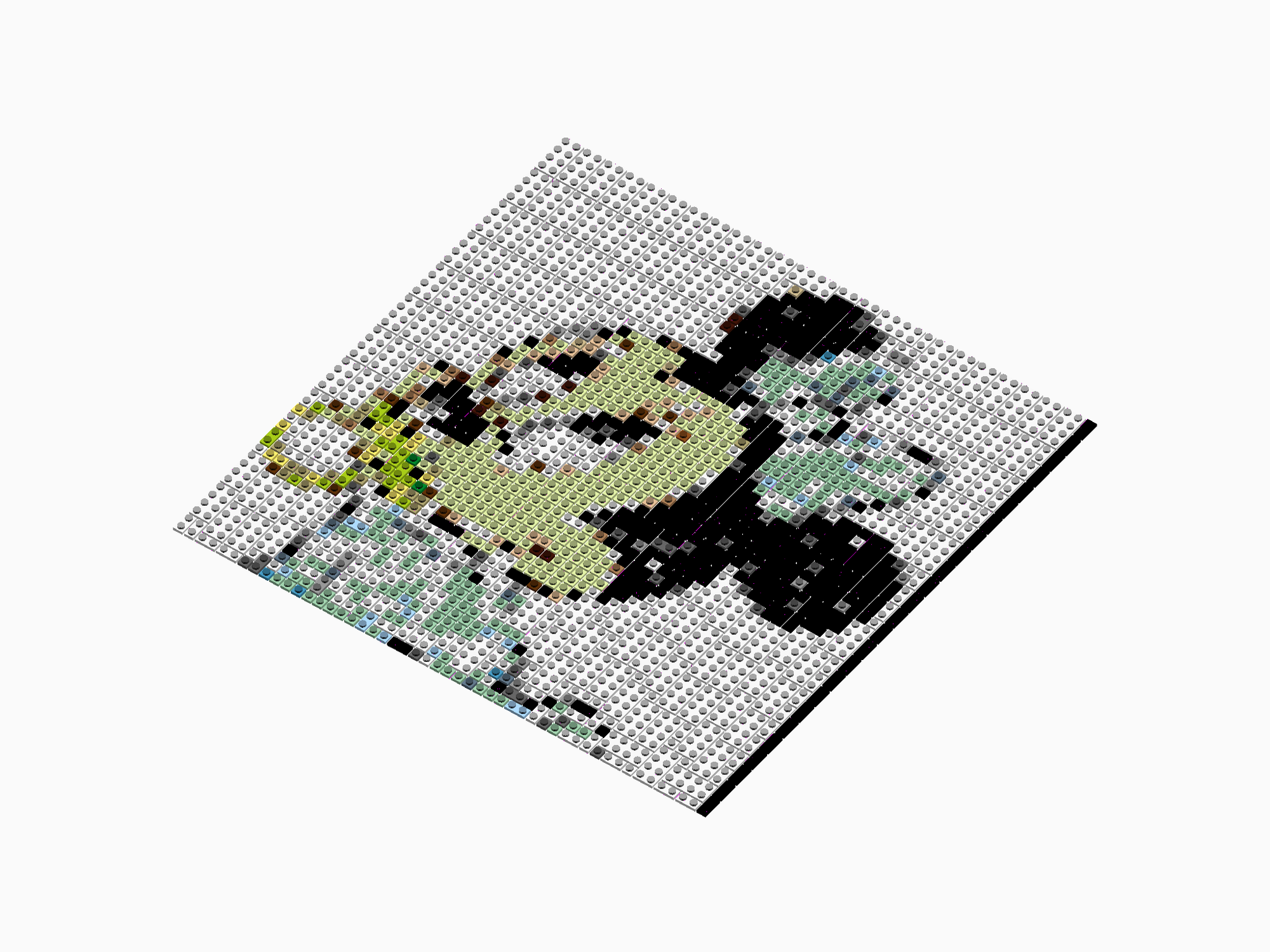 Custom Brick Mosaic