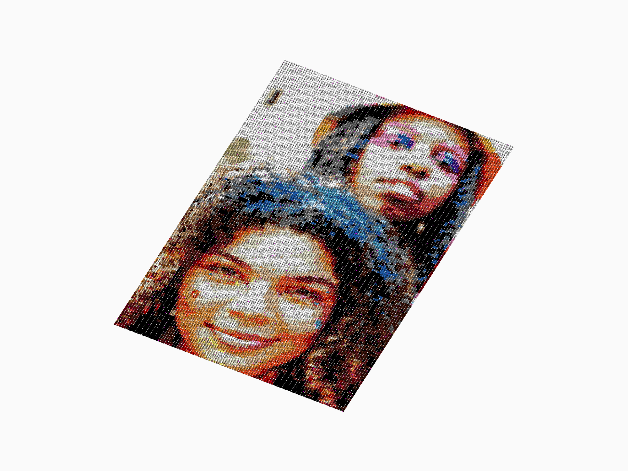 Custom Brick Mosaic