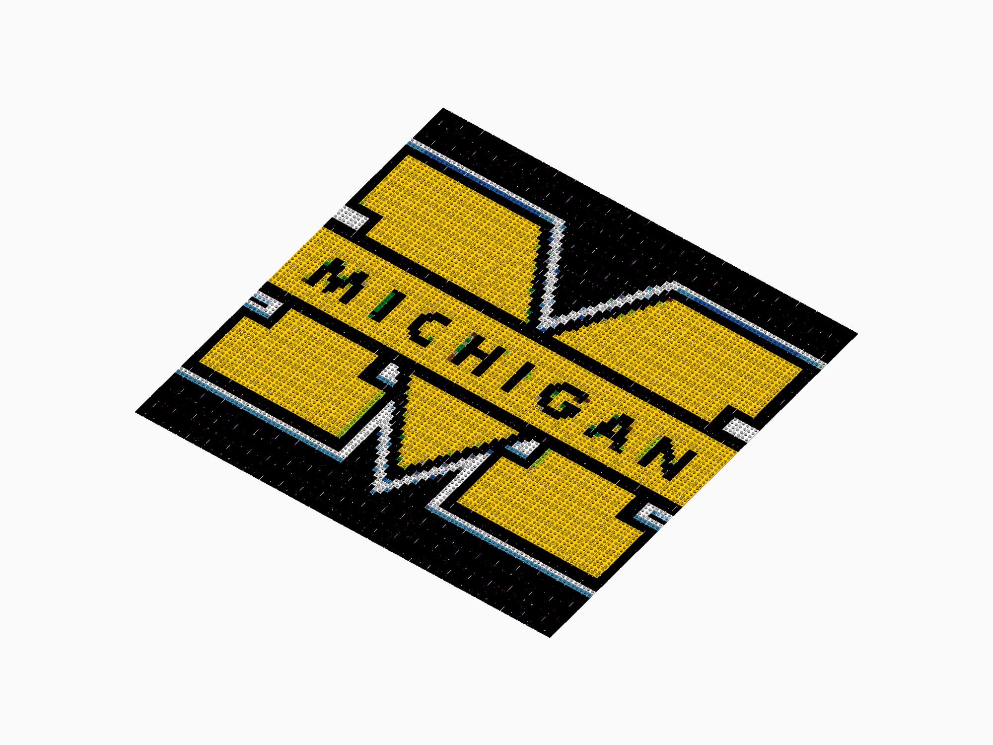 Custom Brick Mosaic