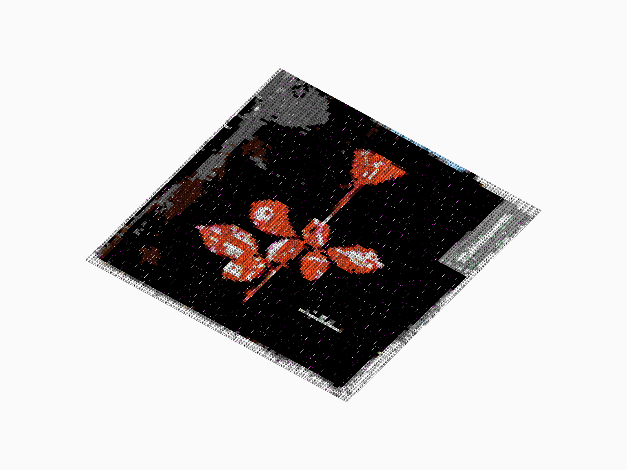 Custom Brick Mosaic