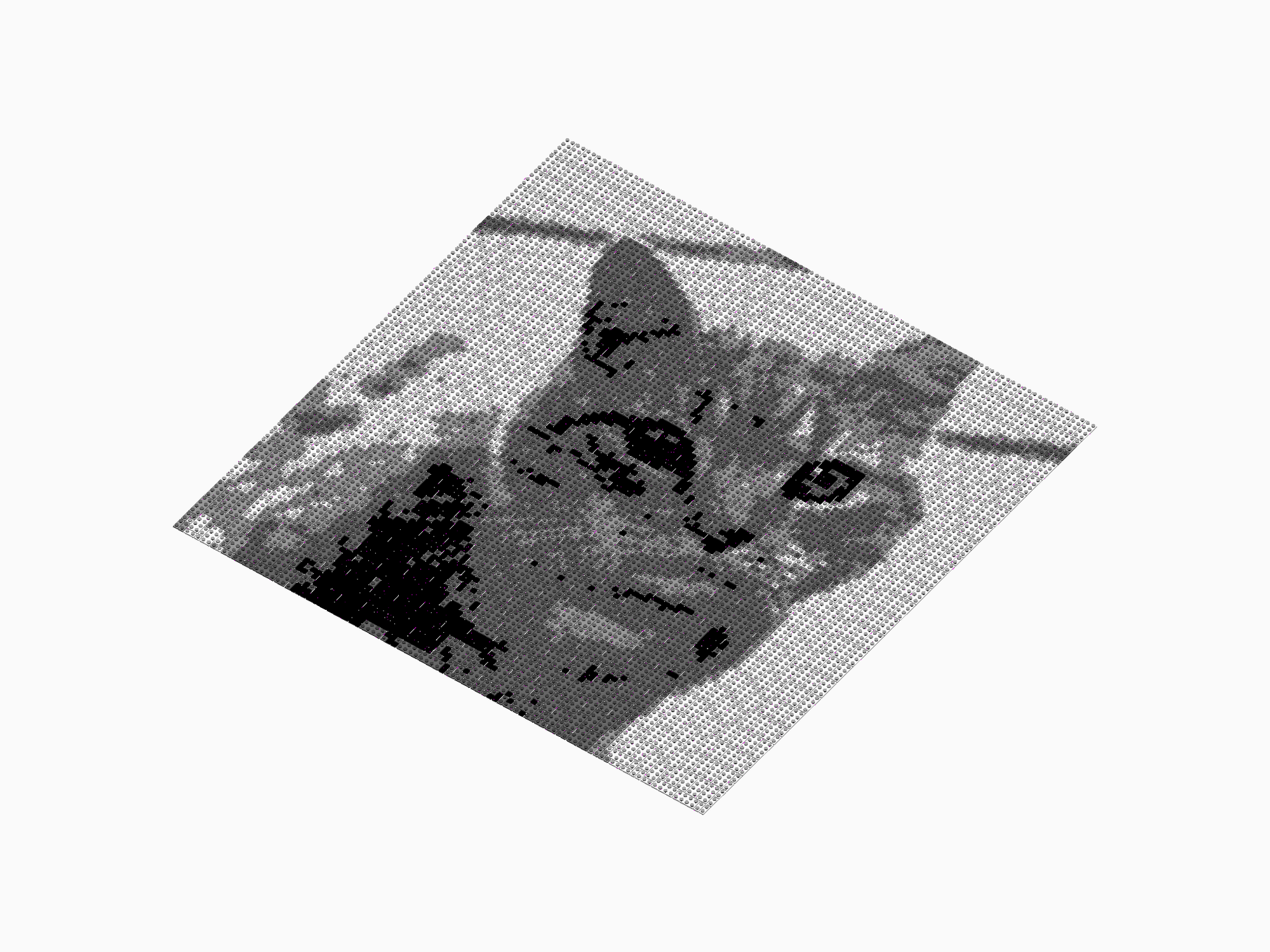 Custom Brick Mosaic