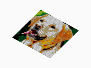 Custom Brick Mosaic