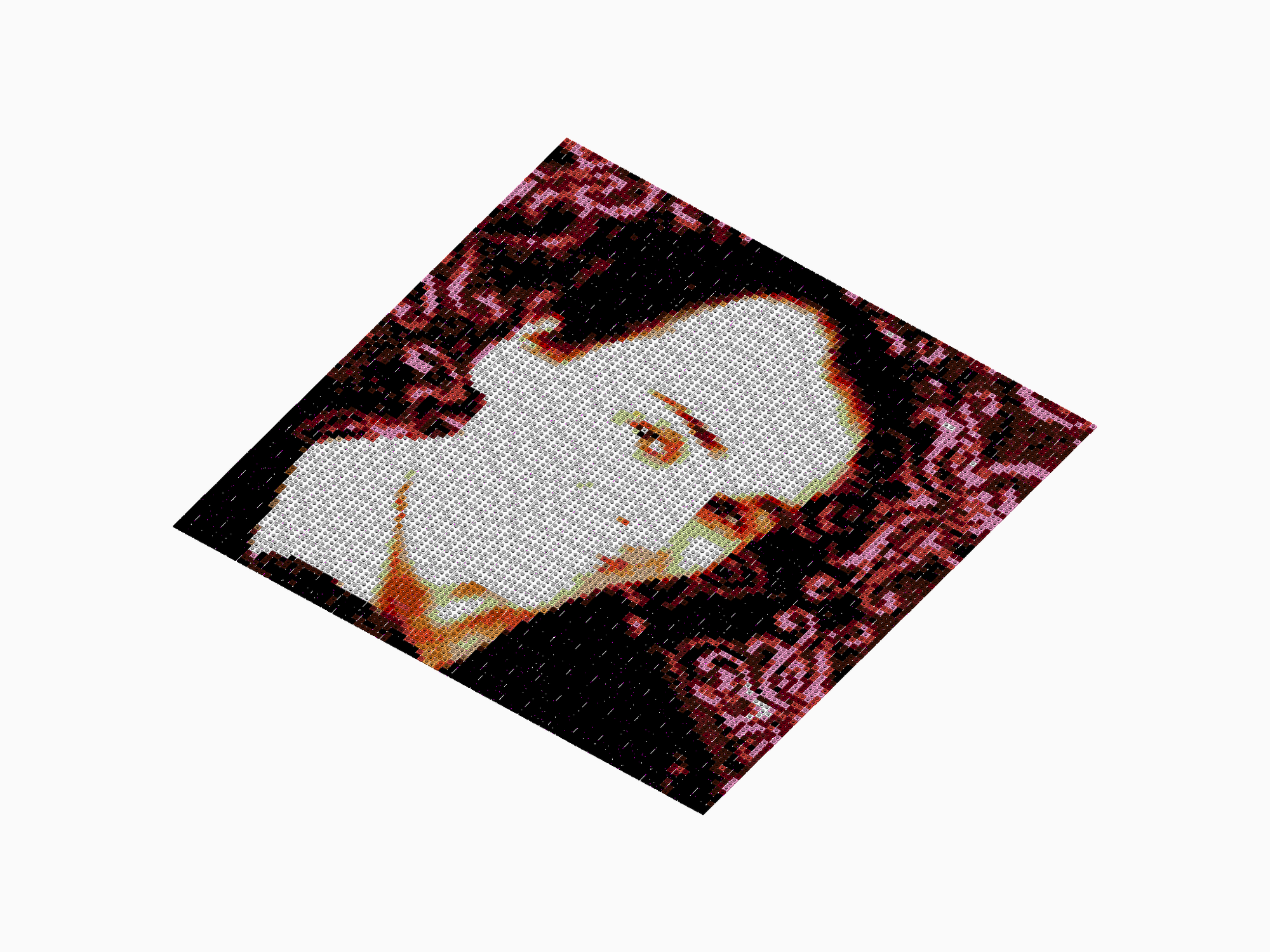 Custom Brick Mosaic