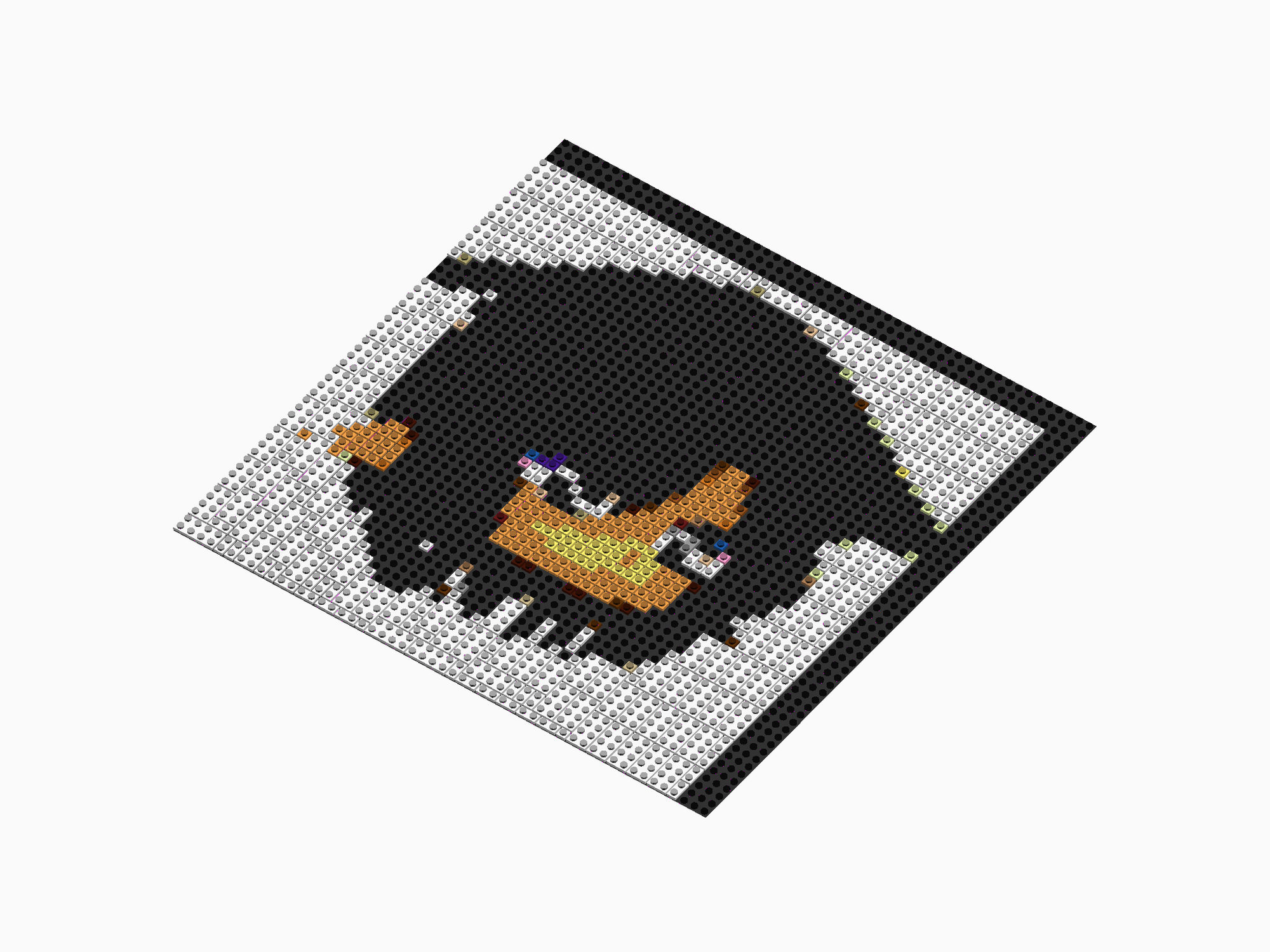 Custom Brick Mosaic