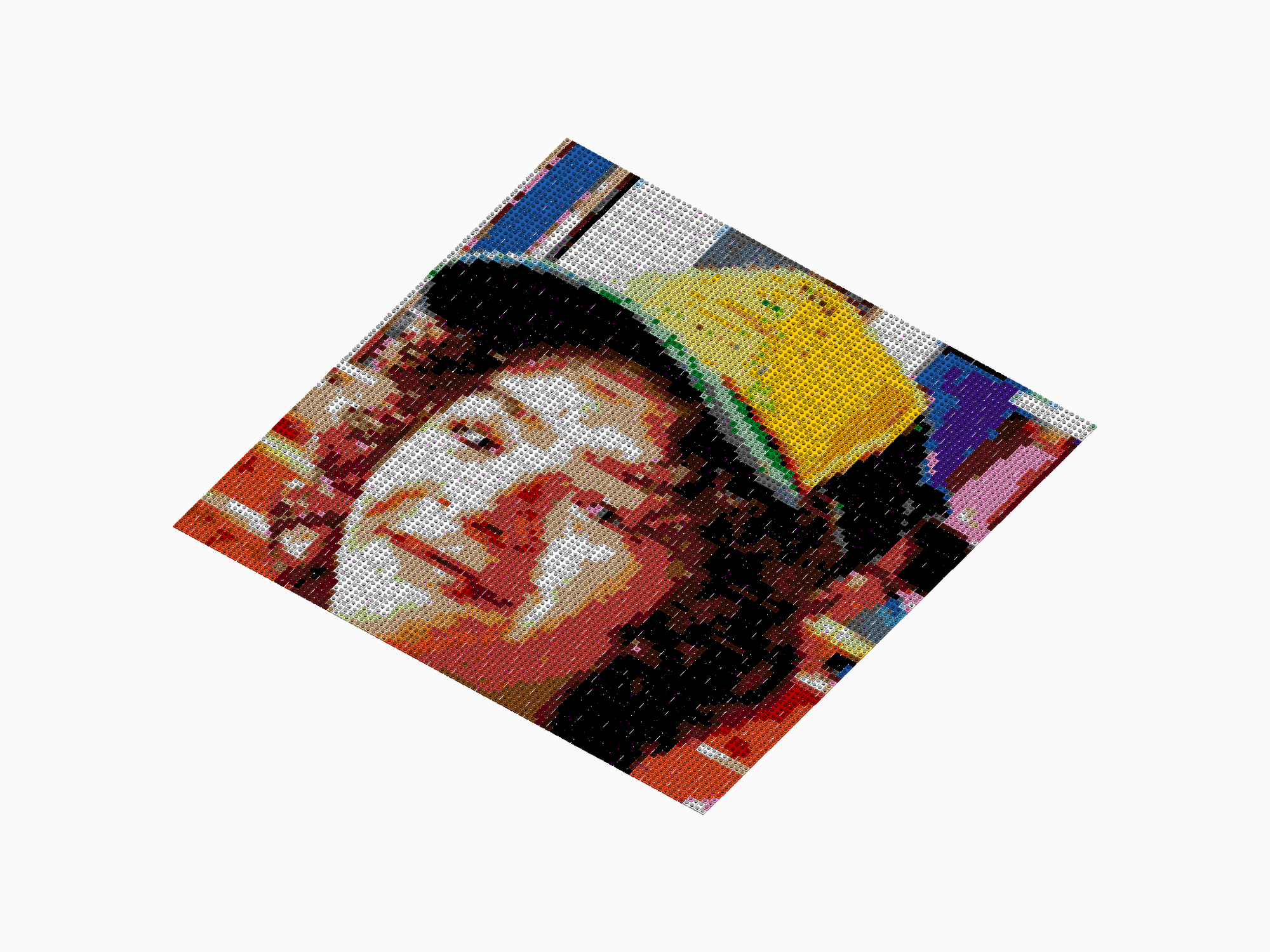 Custom Brick Mosaic