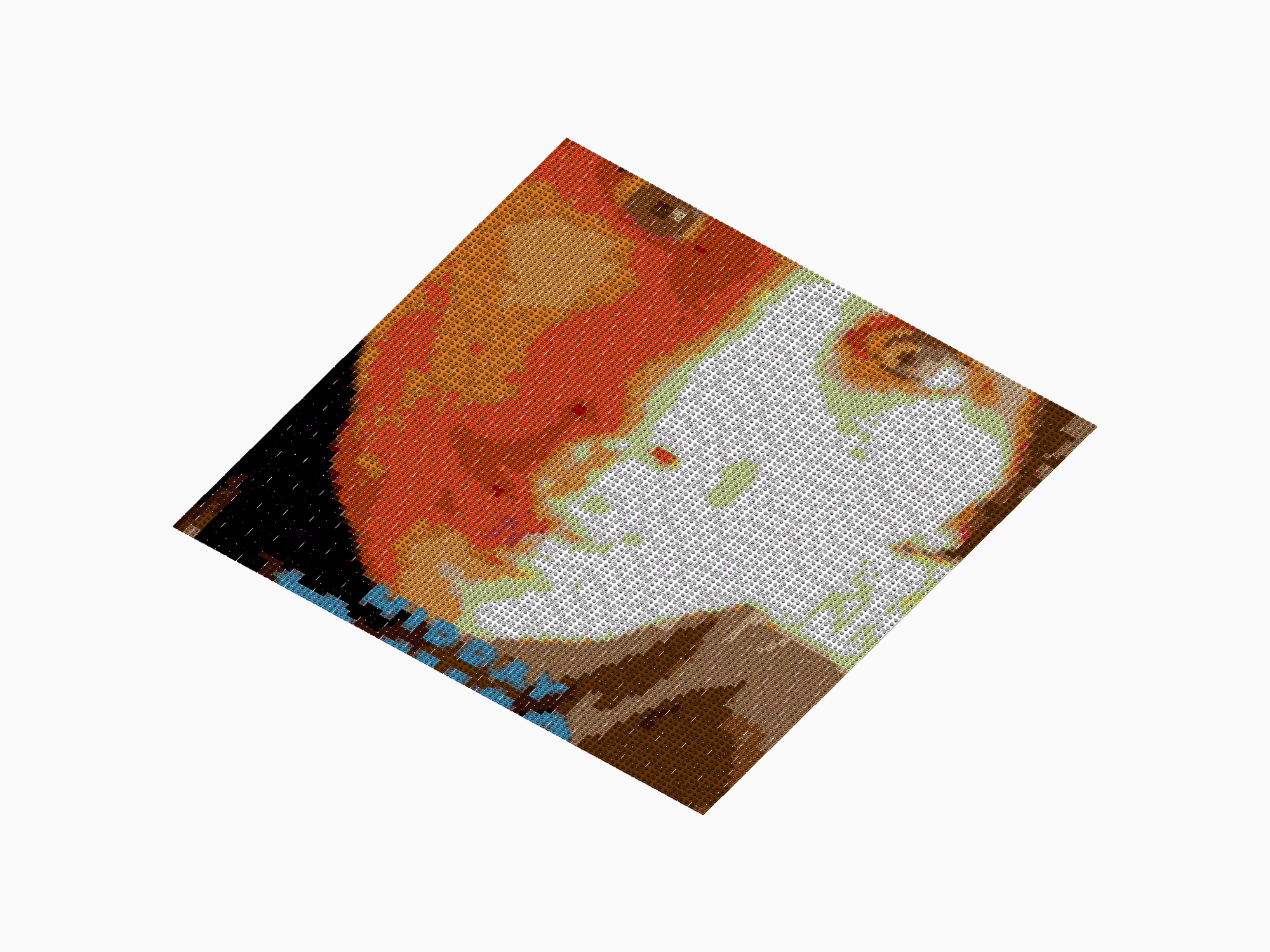 Custom Brick Mosaic