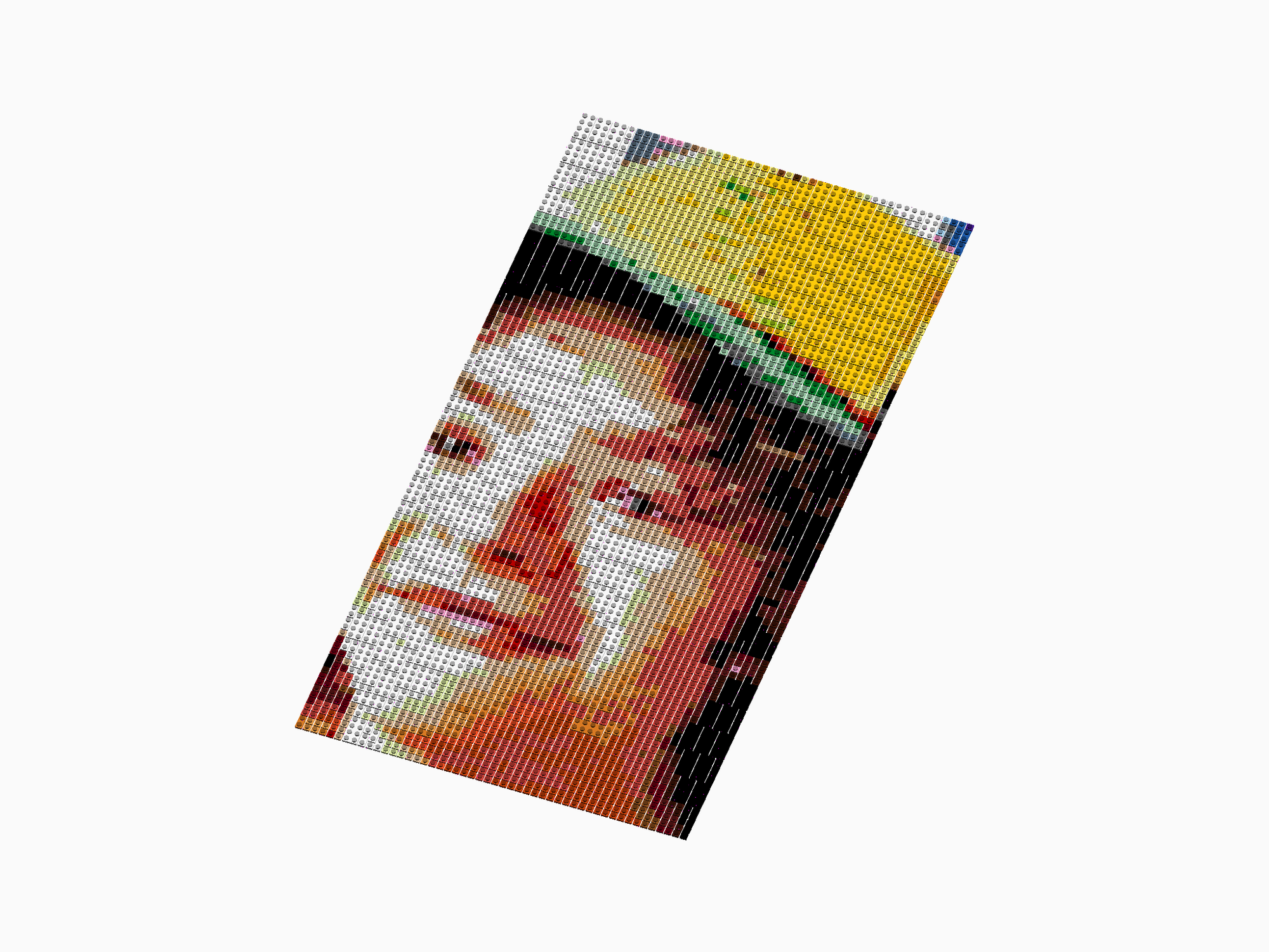 Custom Brick Mosaic