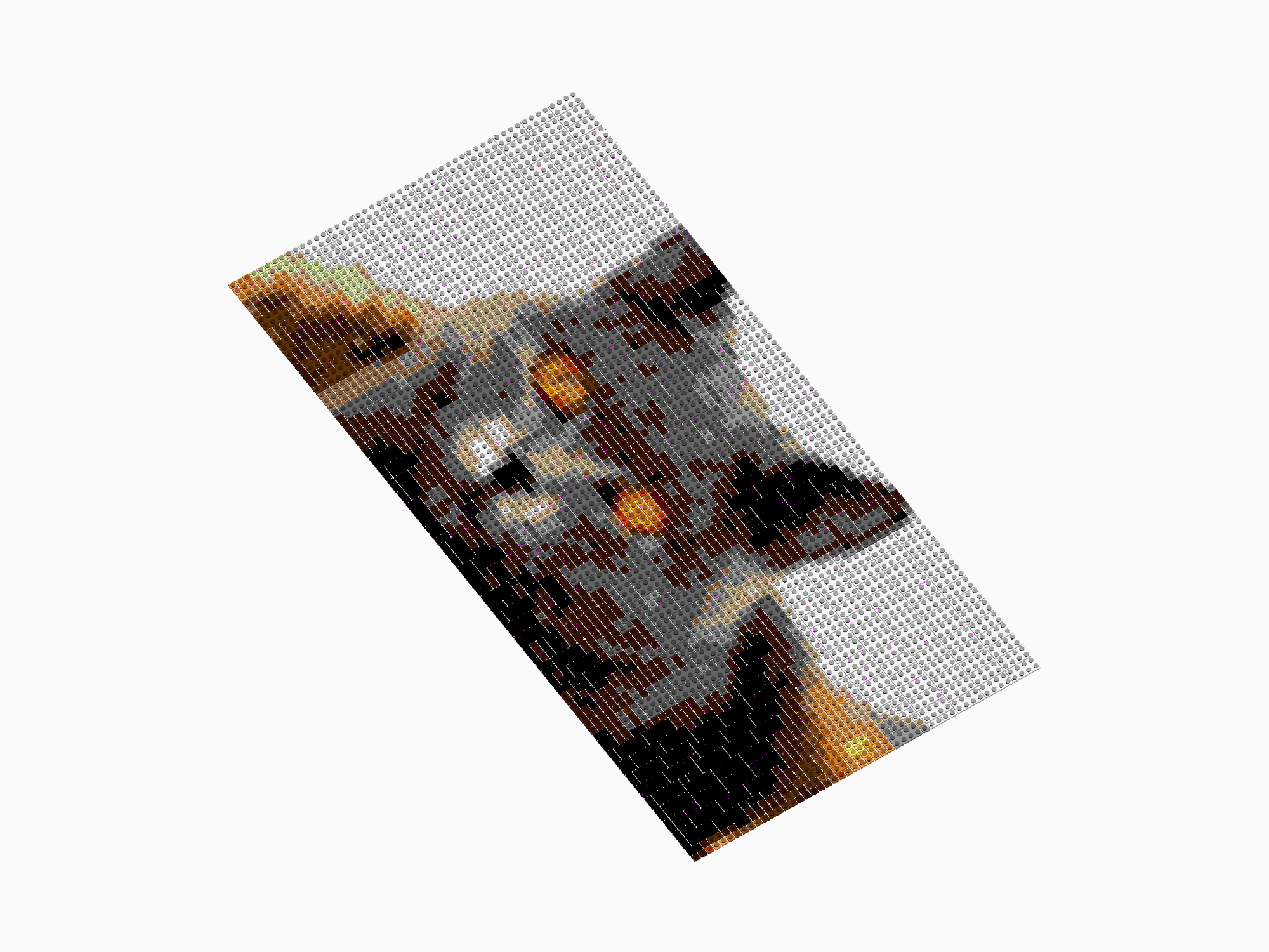 Custom Brick Mosaic