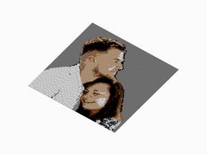 Custom Brick Mosaic