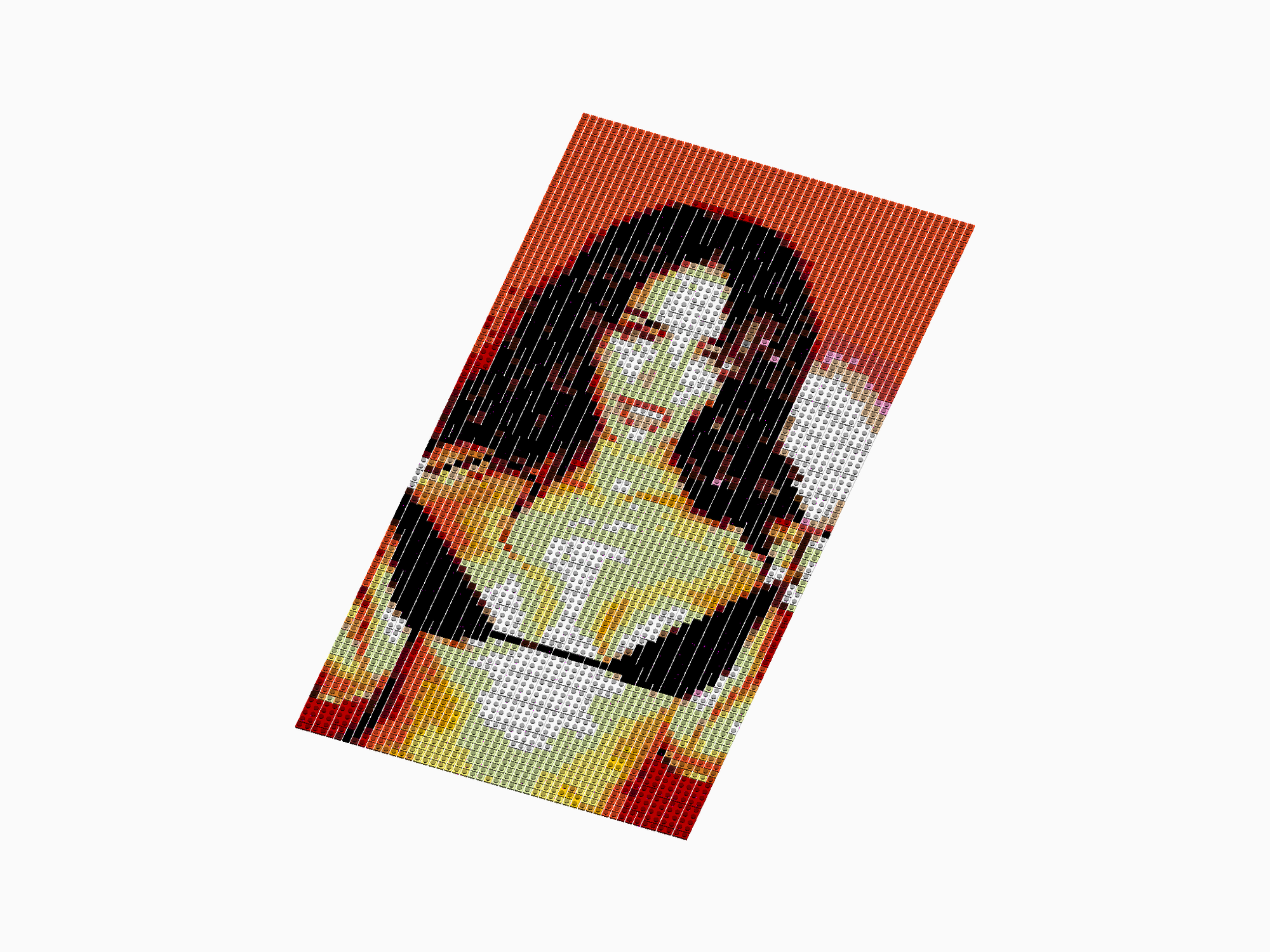 Custom Brick Mosaic