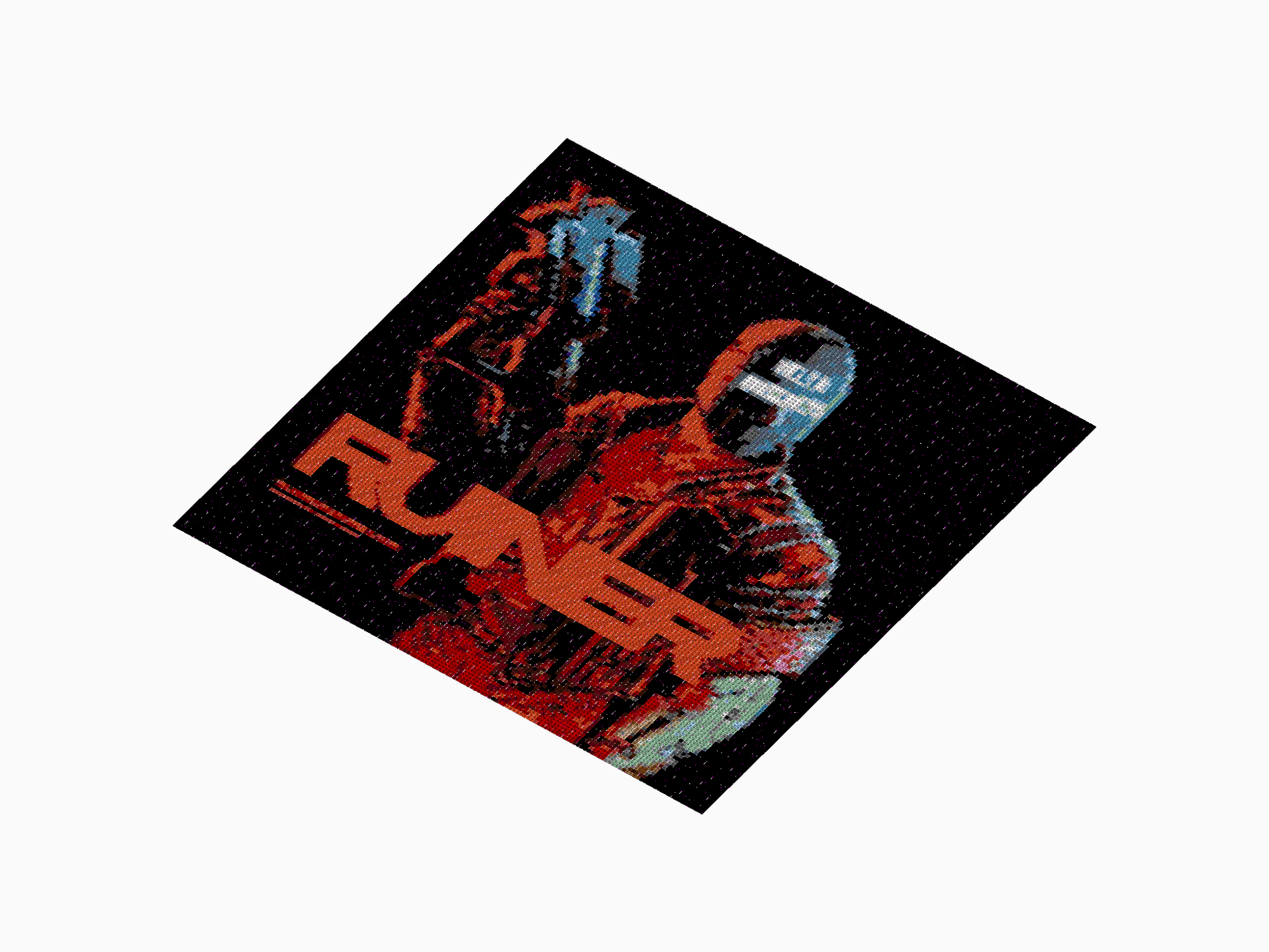 Custom Brick Mosaic