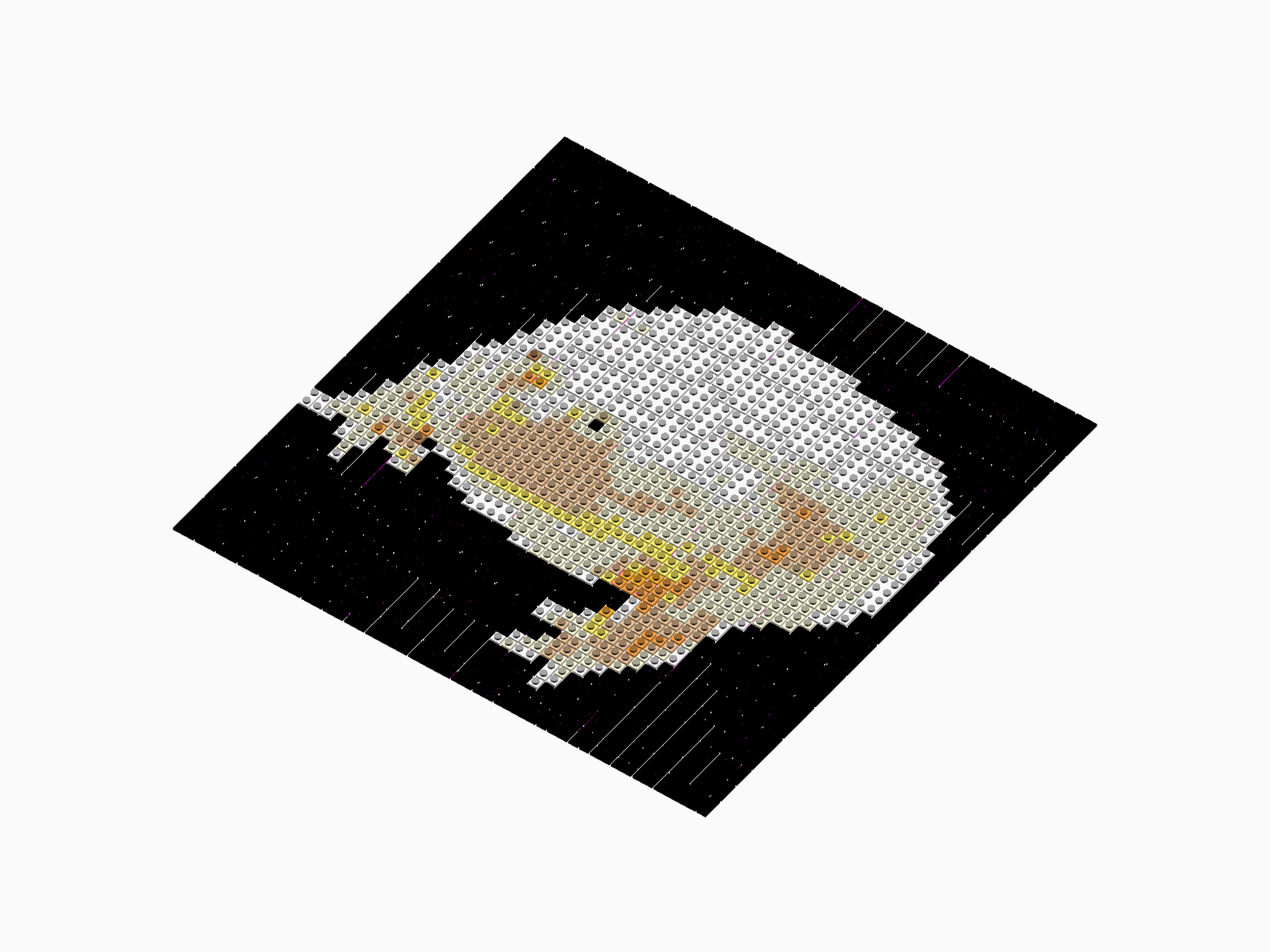 Custom Brick Mosaic