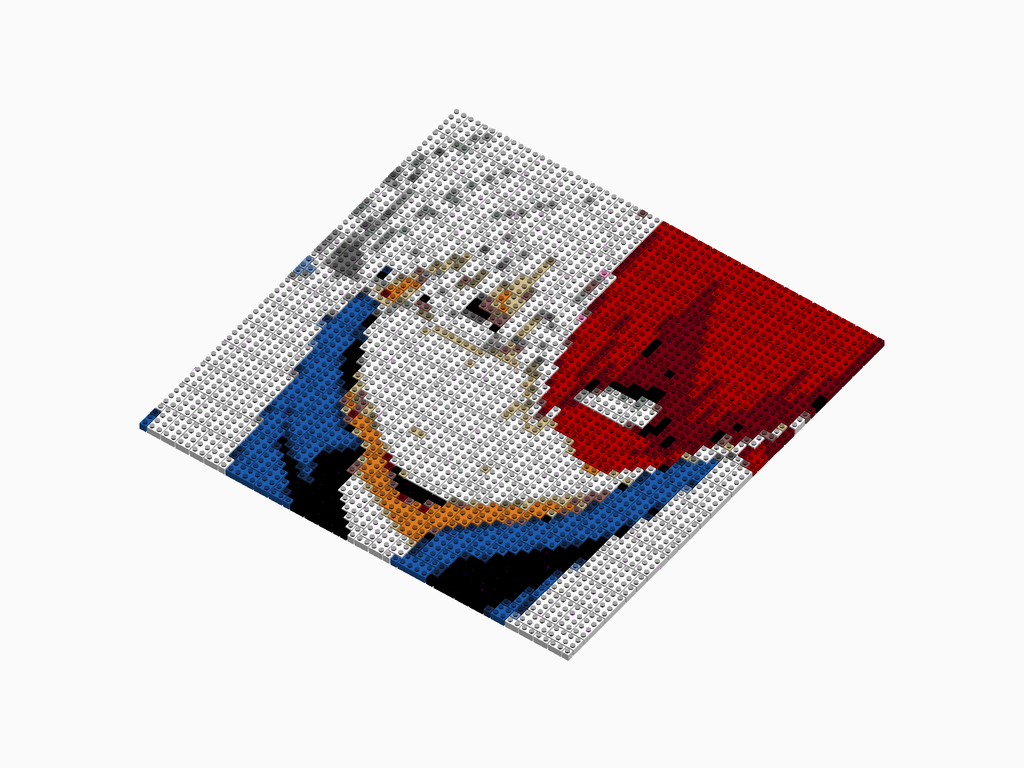 Custom Brick Mosaic