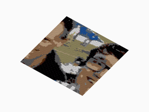 Custom Brick Mosaic