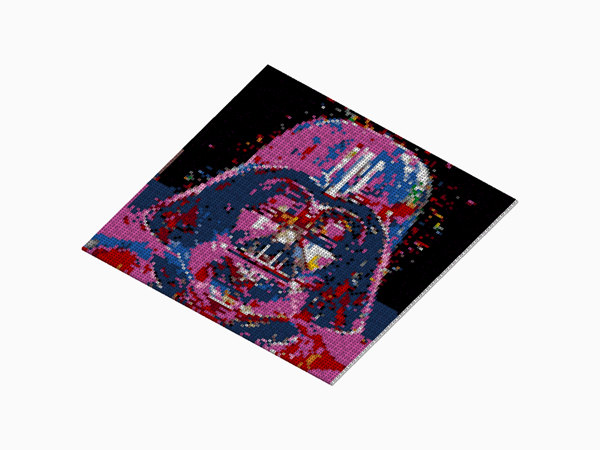 Custom Brick Mosaic