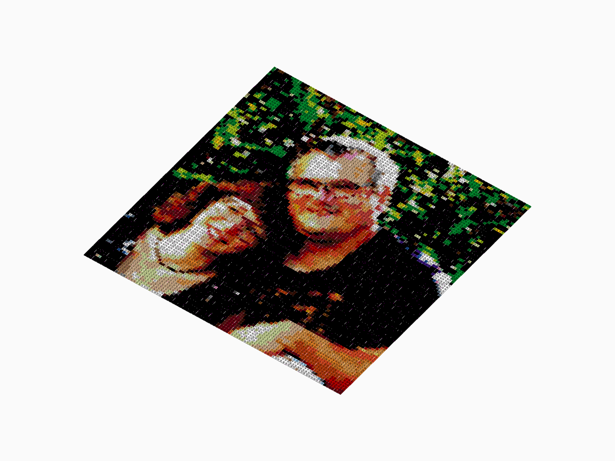 Custom Brick Mosaic