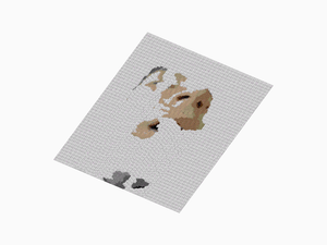 Custom Brick Mosaic