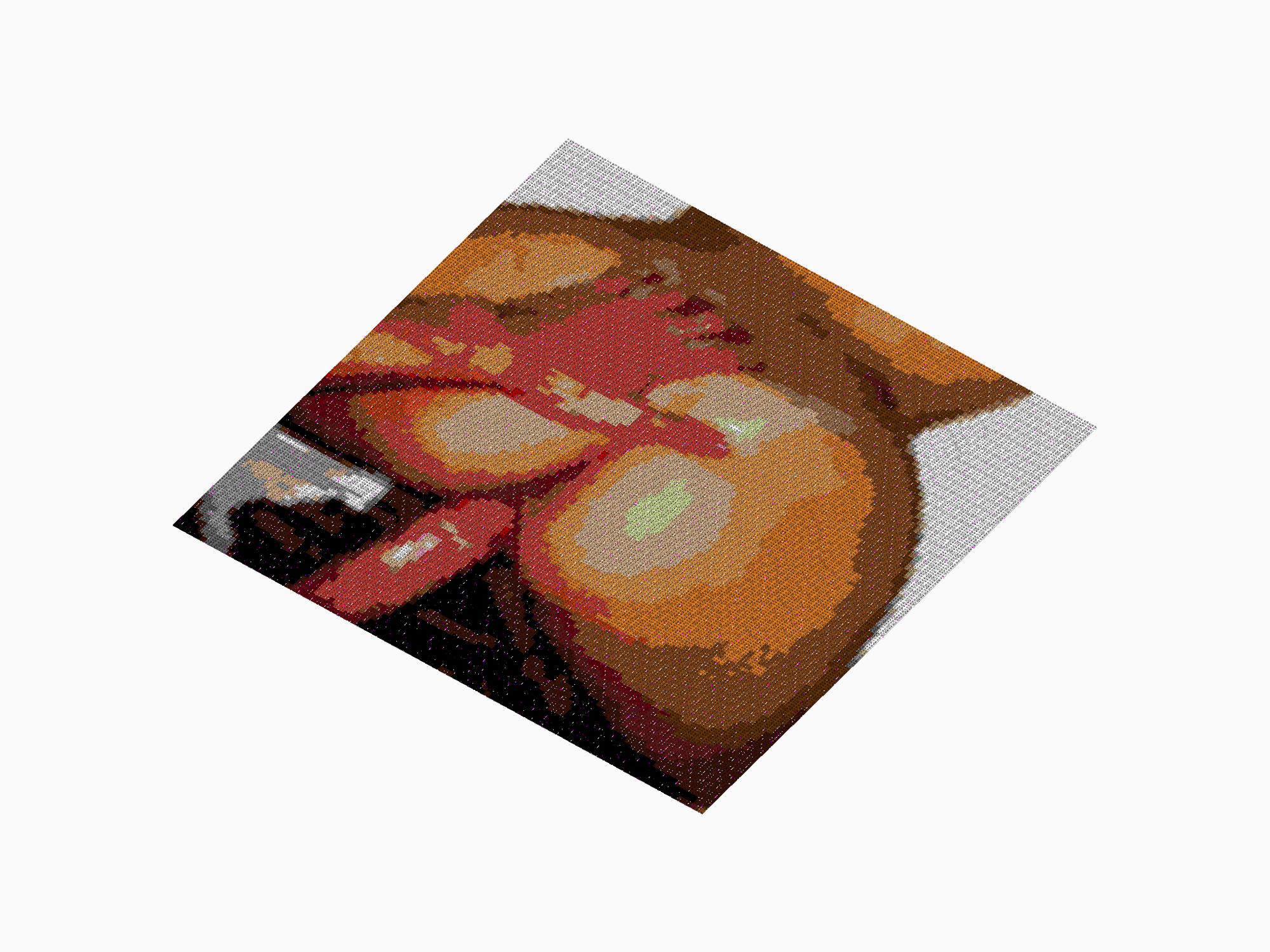 Custom Brick Mosaic