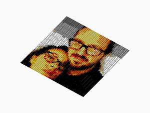 Custom Brick Mosaic