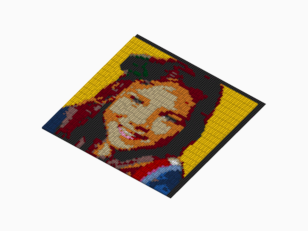 Custom Brick Mosaic