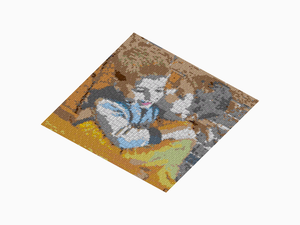 Custom Brick Mosaic