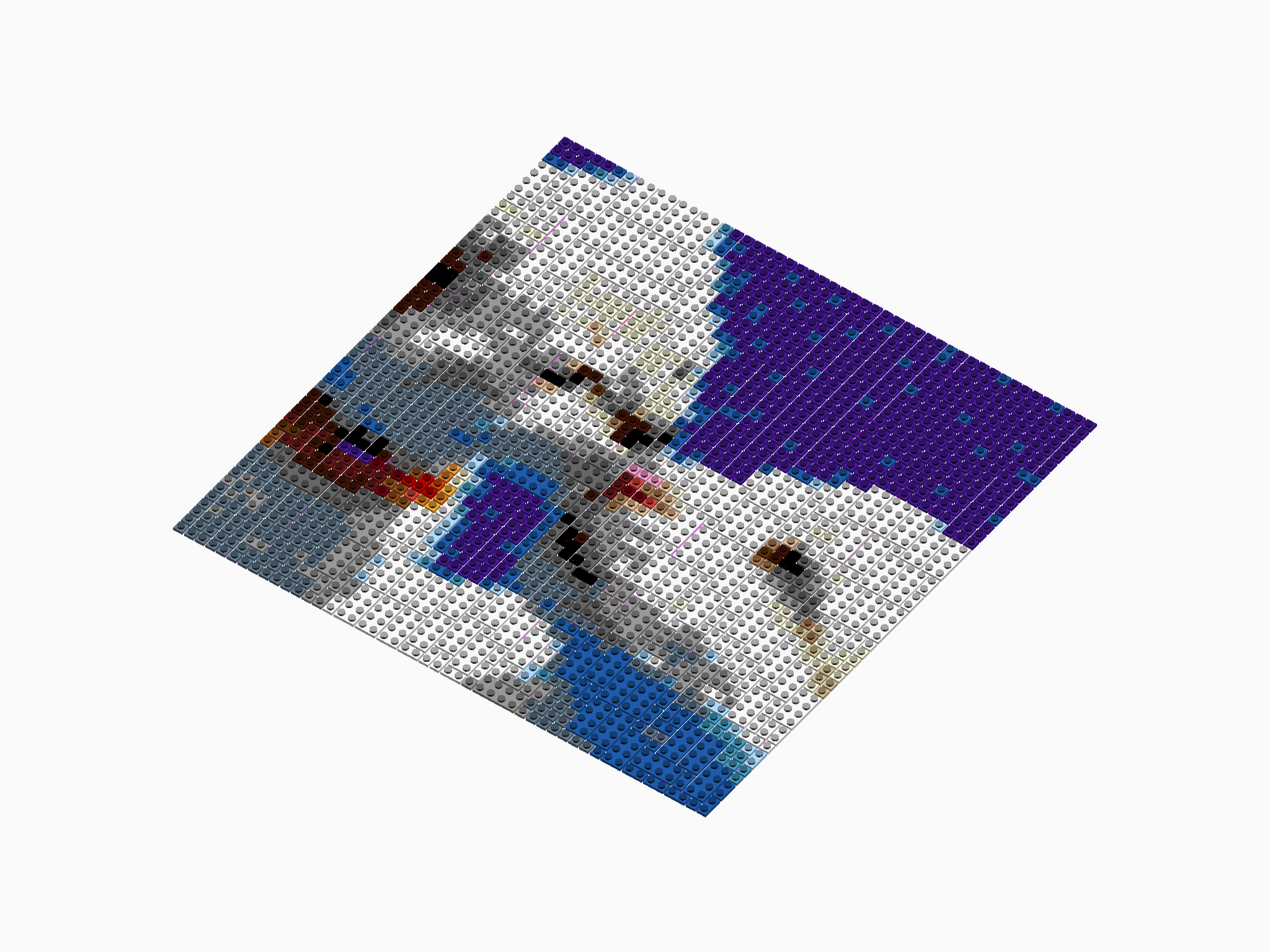 Custom Brick Mosaic