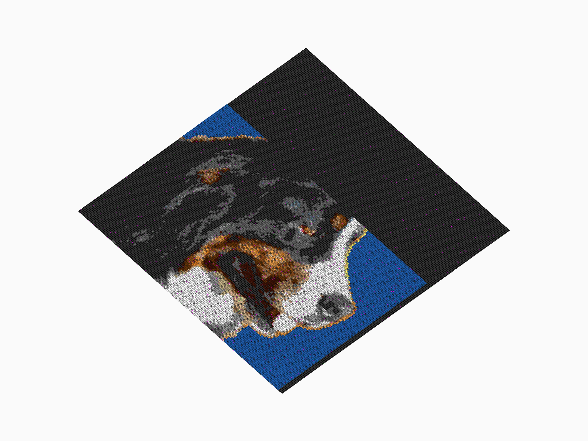 Custom Brick Mosaic