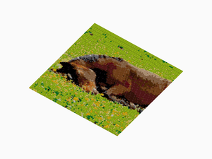 Custom Brick Mosaic