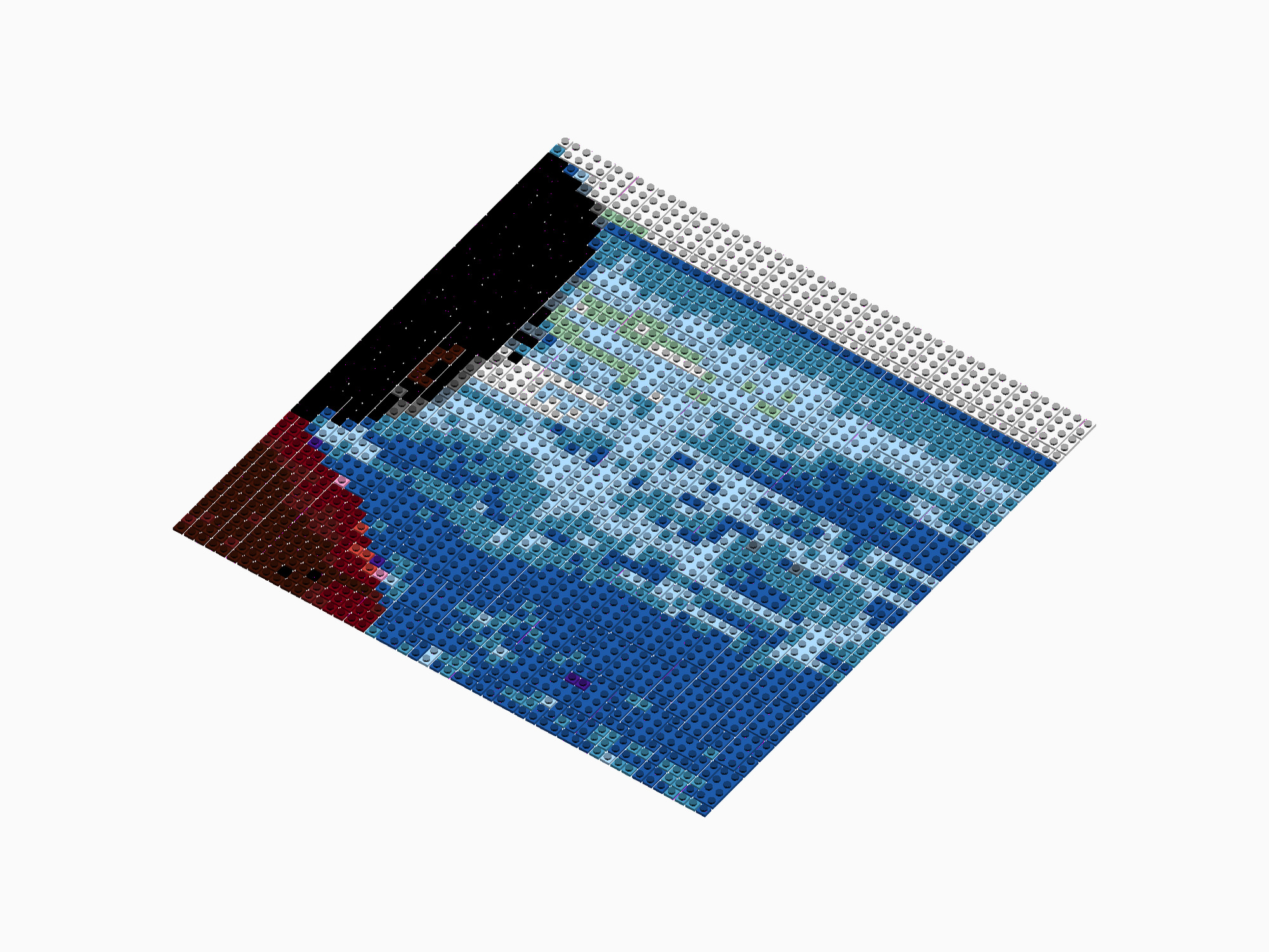 Custom Brick Mosaic