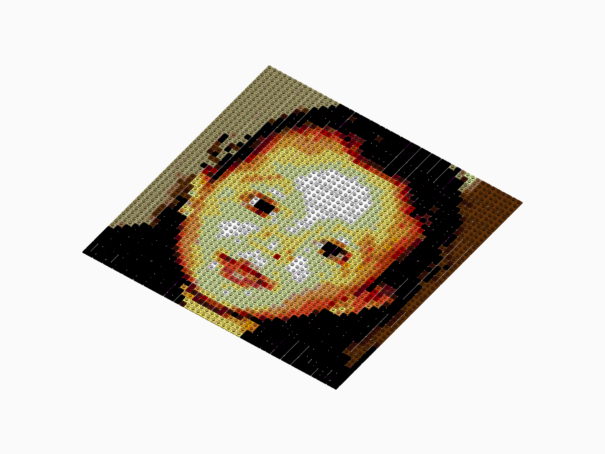 Custom Brick Mosaic