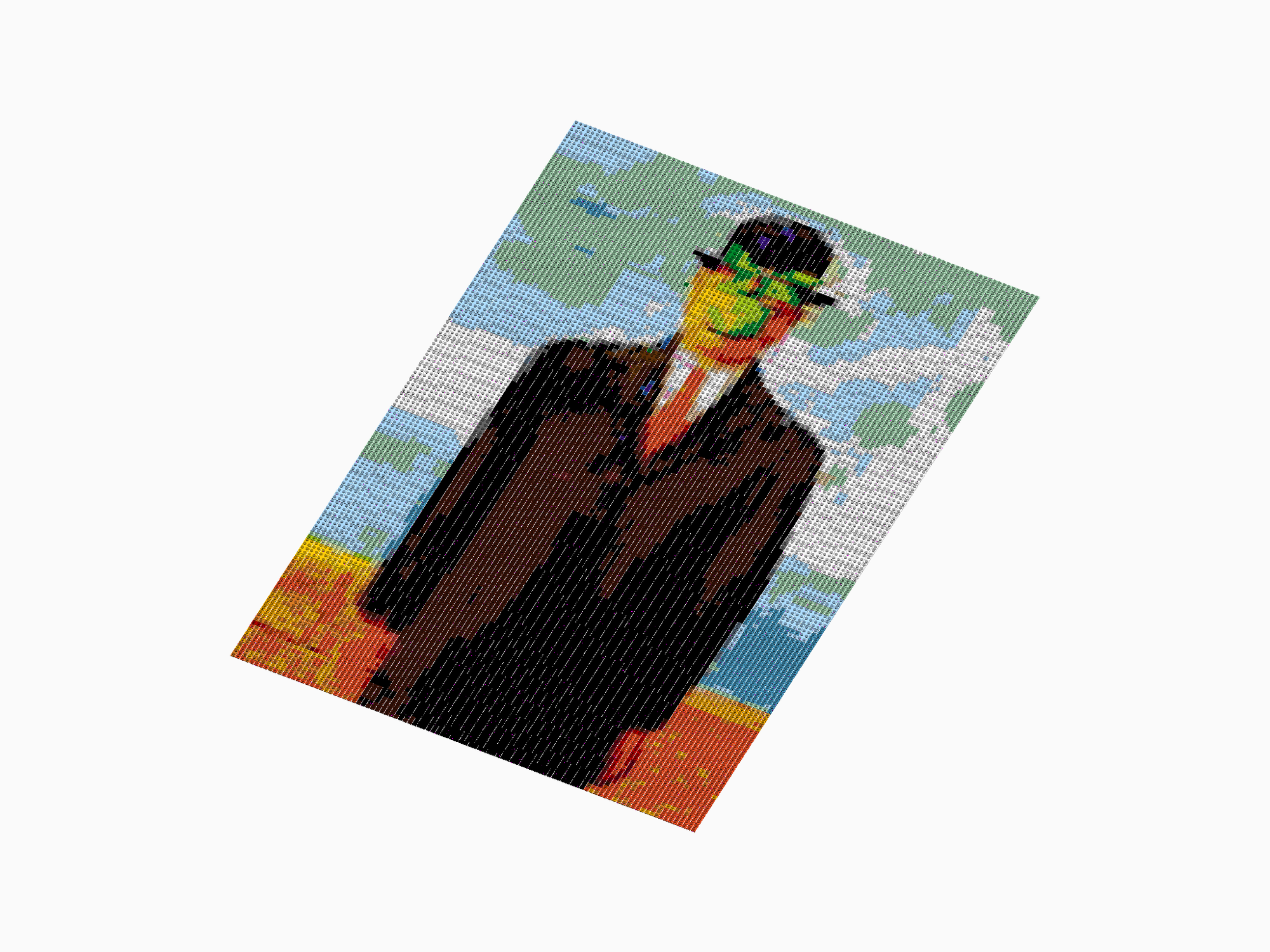 Custom Brick Mosaic