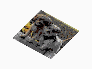 Custom Brick Mosaic
